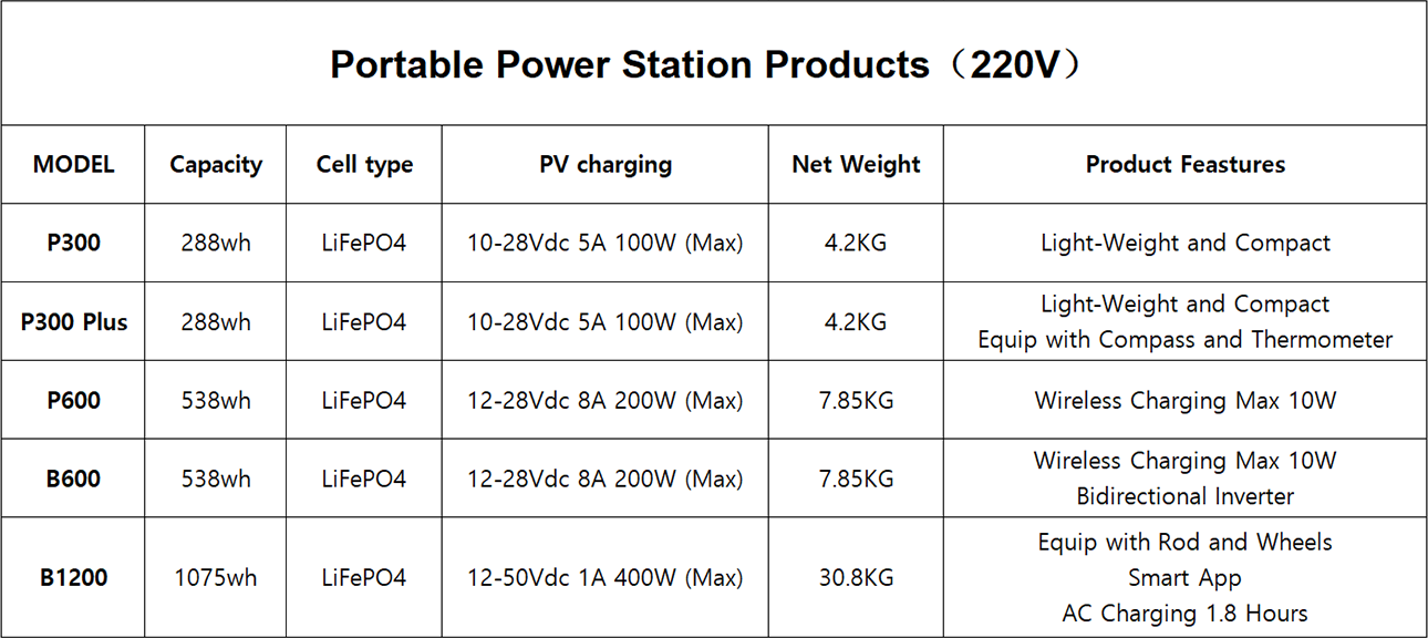 Tragbare Power Station 220V